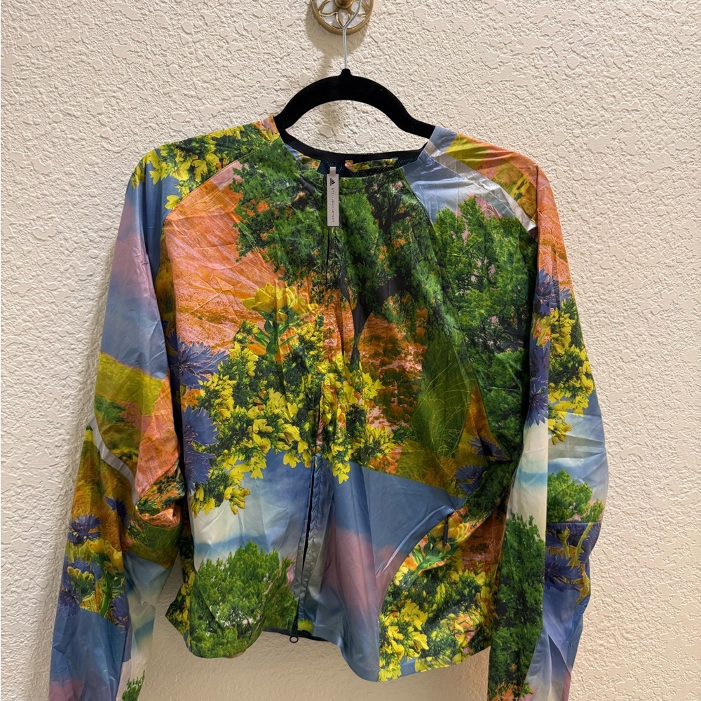 Adidas by Stella McCartney Vibrant Tree Print Jacket